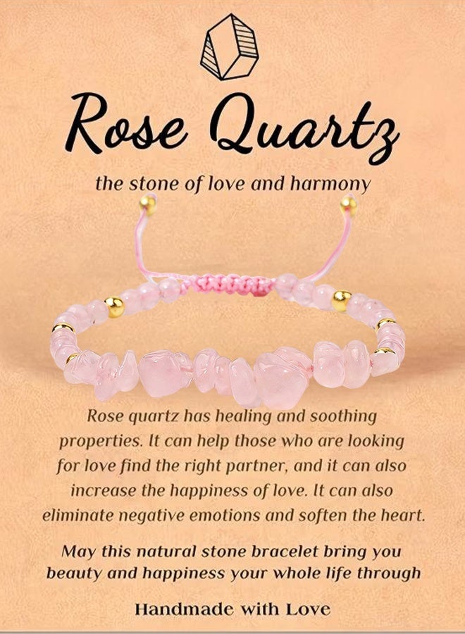 هابي دي سوار من كريستال الروز كوارتز الطبيعي 5-8 ملم - Image 1